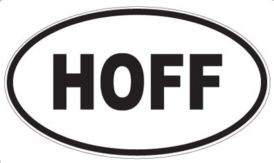 HOFF - Oval Magnet