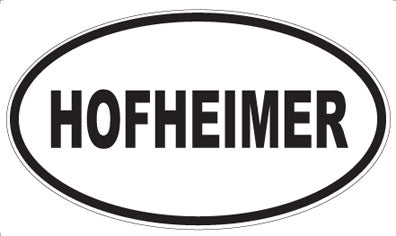 HOFHEIMER - Oval Magnet