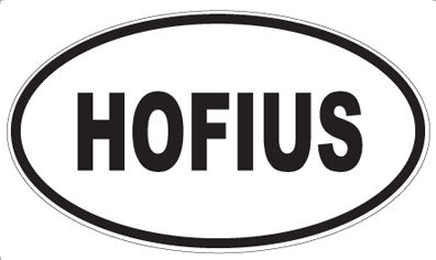 HOFIUS - Oval Magnet