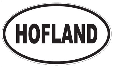 HOFLAND - Oval Magnet