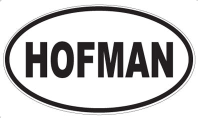 HOFMAN - Oval Magnet