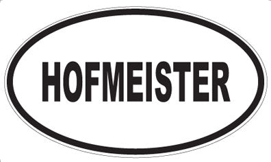 HOFMEISTER - Oval Magnet
