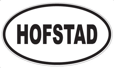 HOFSTAD - Oval Magnet