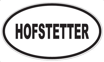 HOFSTETTER - Oval Magnet