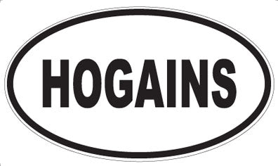 HOGAINS - Oval Sticker
