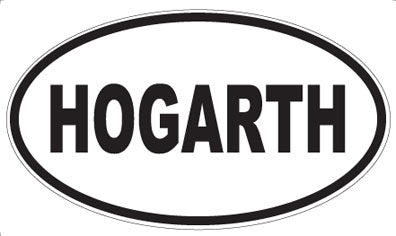 HOGARTH - Oval Magnet