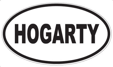 HOGARTY - Oval Magnet