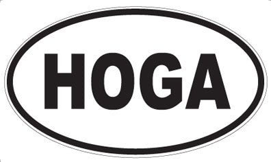 HOGA - Oval Magnet