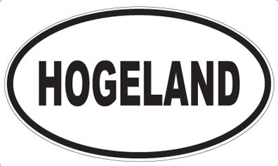 HOGELAND - Oval Magnet