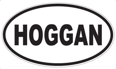 HOGGAN - Oval Magnet