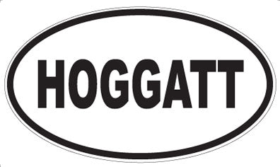 HOGGATT - Oval Magnet