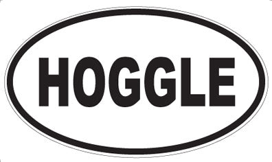 HOGGLE - Oval Magnet