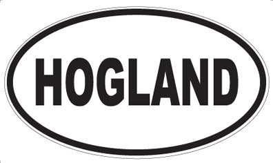 HOGLAND - Oval Magnet