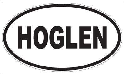 HOGLEN - Oval Magnet