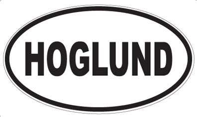 HOGLUND - Oval Magnet