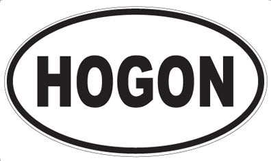 HOGON - Oval Sticker