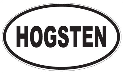 HOGSTEN - Oval Magnet