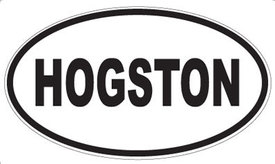 HOGSTON - Oval Magnet