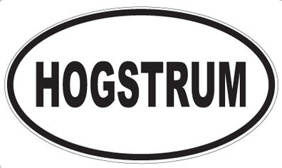 HOGSTRUM - Oval Magnet