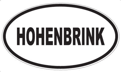 HOHENBRINK - Oval Magnet