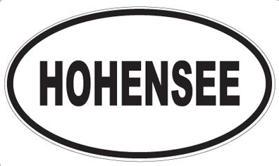 HOHENSEE - Oval Sticker