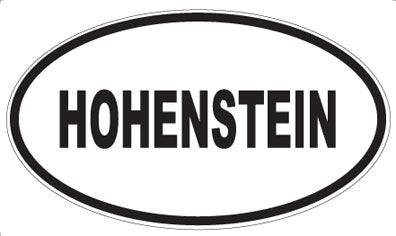 HOHENSTEIN - Oval Magnet