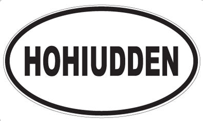 HOHIUDDEN - Oval Magnet
