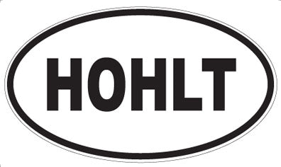 HOHLT - Oval Magnet