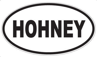 HOHNEY - Oval Magnet