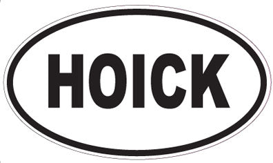 HOICK - Oval Sticker