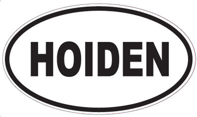 HOIDEN - Oval Sticker