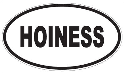 HOINESS - Oval Magnet
