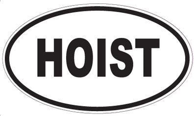 HOIST - Oval Sticker