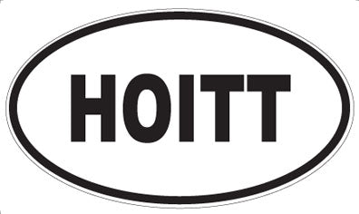 HOITT - Oval Magnet