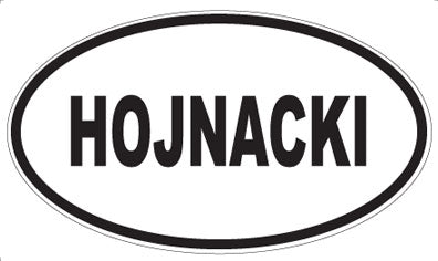 HOJNACKI - Oval Magnet