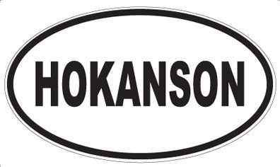 HOKANSON - Oval Magnet