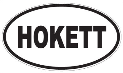 HOKETT - Oval Magnet