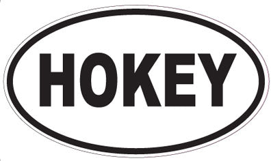 HOKEY - Oval Sticker