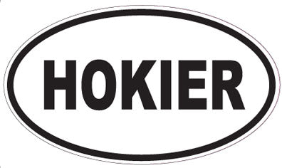 HOKIER - Oval Sticker