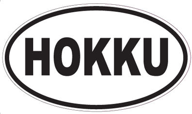HOKKU - Oval Sticker