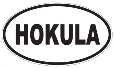 HOKULA - Oval Sticker