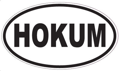 HOKUM - Oval Magnet
