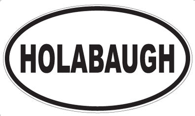 HOLABAUGH - Oval Magnet