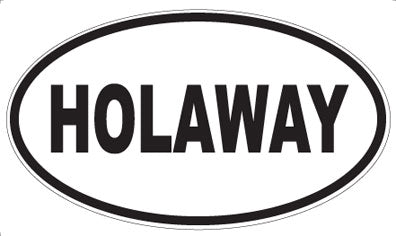 HOLAWAY - Oval Magnet