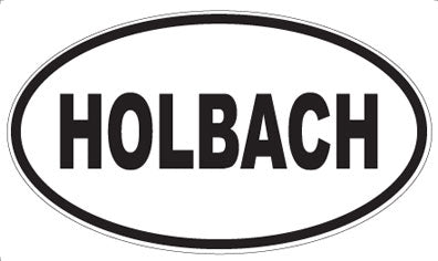 HOLBACH - Oval Magnet