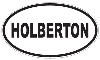 HOLBERTON - Oval Magnet