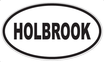 HOLBROOK - Oval Magnet