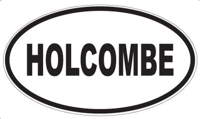 HOLCOMBE - Oval Magnet