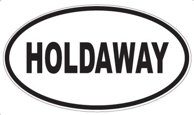 HOLDAWAY - Oval Magnet