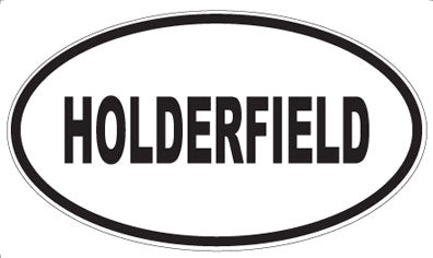 HOLDERFIELD - Oval Magnet